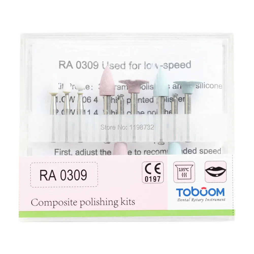 

1 Set Dental Composite Polishing For Low-Speed Handpiece Contra Angle Kit RA0309 Oral Hygiene Teeth Polishing Kits