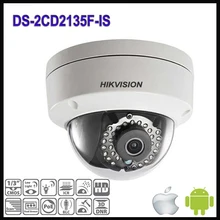 Hikvision Купольная Камера камеры ВИДЕОНАБЛЮДЕНИЯ 3-МЕГАПИКСЕЛЬНАЯ Открытый DS-2CD2135F-IS Сетевой Безопасности Mini ip Камеры 30 М ИК Цифровой HD Водонепроницаемый