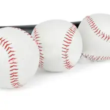 Горячая Распродажа " ПВХ верхние бейсбольные мячи ручной работы Бейсбол s резиновая внутренняя мягкая бейсбольная мяча Софтбол тренировки