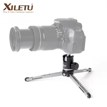 XILETU MT26+ XT15 мини многофункциональный настольный штатив алюминиевый сплав портативный кронштейн шаровая Головка для мобильного телефона Gopro DSLR камера