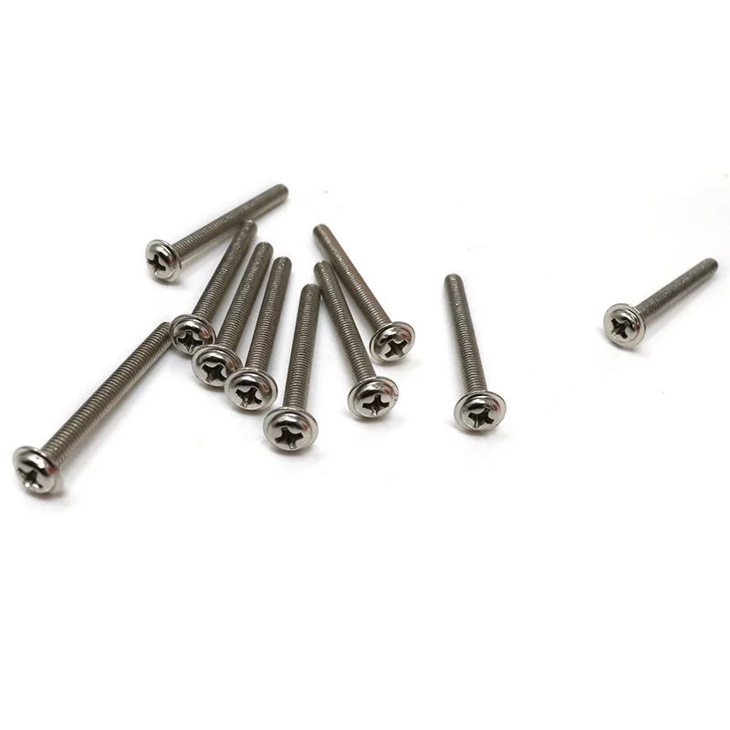 T.K.EXCELLENT 10pcs 13.7*5.3 Machine Screws Nails Decorative Fasteners Stainless Steel Nails for Woodworking PE Bag Packing