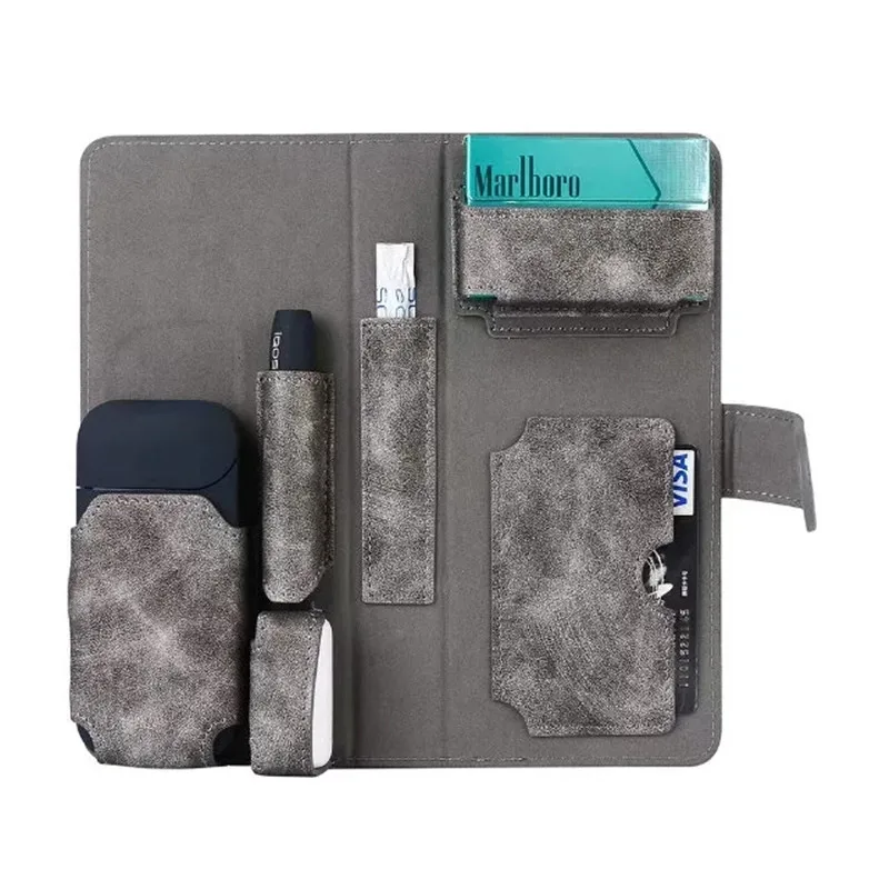 Дизайн книги против царапин защитный чехол для iQOS PU в кожаном футляре карман-держатель для карт сумка для электронных сигарет iQOS