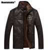 Mountainskin Leather Jacket Men Coats 5XL Brand High Quality PU Outerwear Men Business Winter Faux Fur Male Jacket Fleece EDA113 ► Photo 2/6