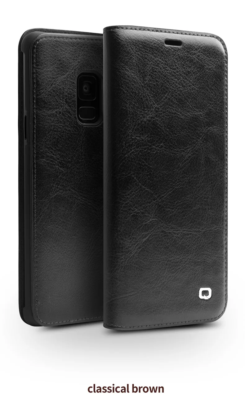 Чехол для samsung Galaxy S9 плюс ручной работы из натуральной кожи кошелек сумка с отделением для карт чехол для samsung Galaxy S9 плюс роскошный откидная крышка
