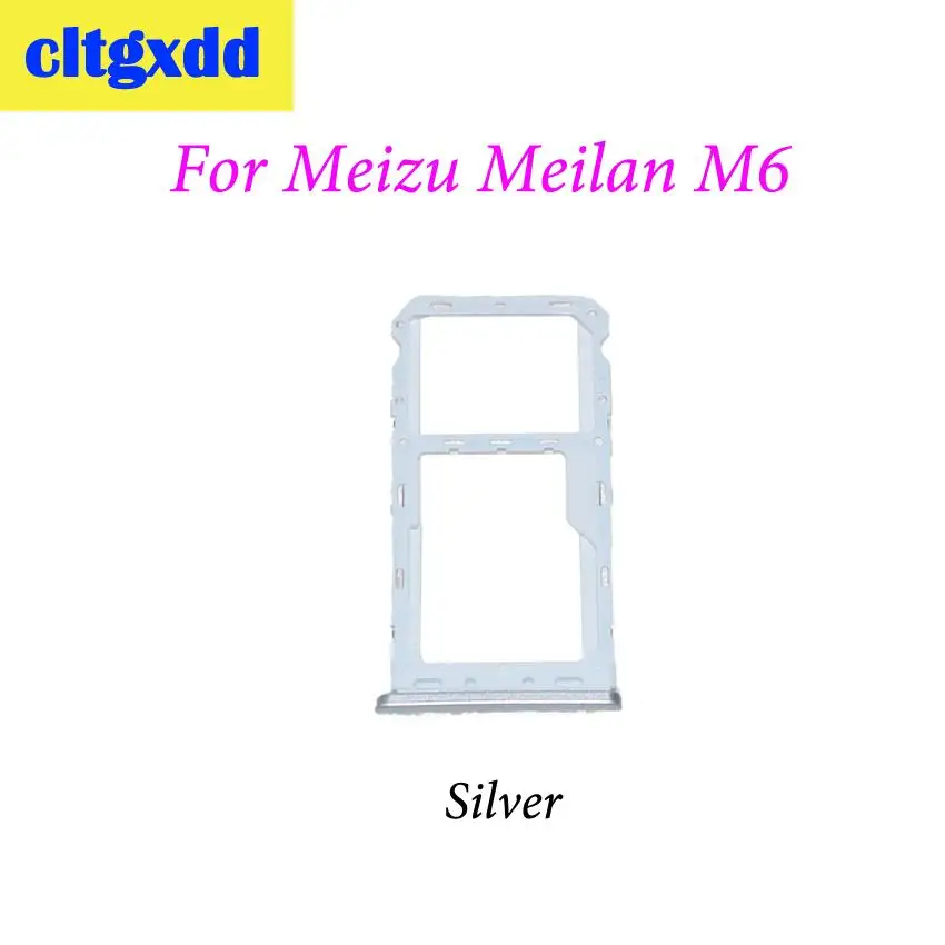 Cltgxdd sim-держатель слот адаптер лоток для Meizu Meilan M5 M6 sim-карта адаптер запасные части
