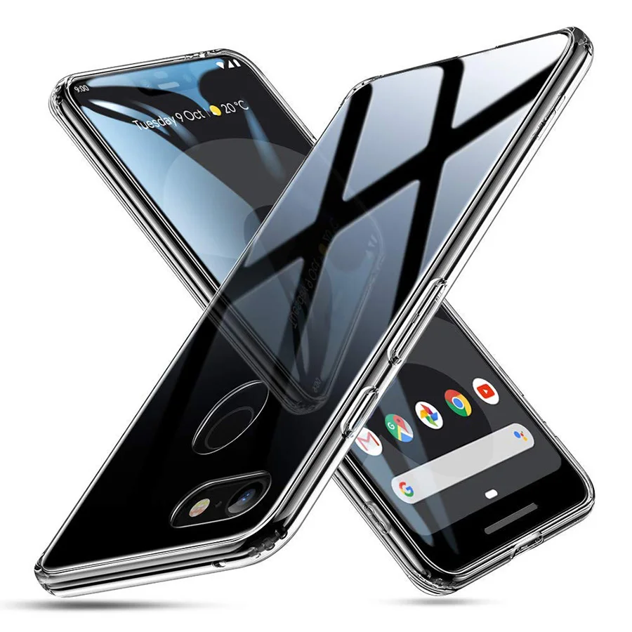 

Soft Silicone Back Clear Cover Phone Case For Google Pixel 3 XL Pixel3 Transparent Case For Google Pixel 2 2 XL Case Cover