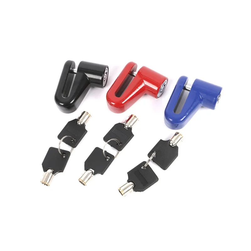 

Useful MTB Bike Scooter Anti-Theft Security PadLock Wheel Disc Brake Lock 2-Key