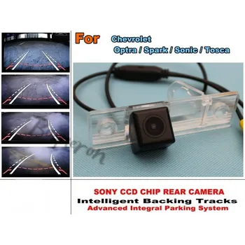 

Car Intelligent HD Back up Parking Tracks Camera / For Chevrolet Optra / Spark / Sonic / Tosca Reverse Camera / Rear View Camera