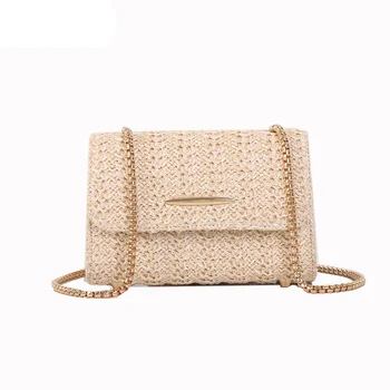 

MVK New Small Rattan Bag for Women Luxury Designer Beach Straw Bags Summer Handbag Crossbody over Shoulder sac a main Lady Totes