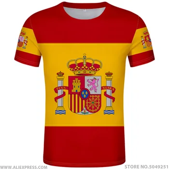 

SPAIN t shirt diy free custom made name number esp T-Shirt nation flag es spanish country college print photo logo text clothing