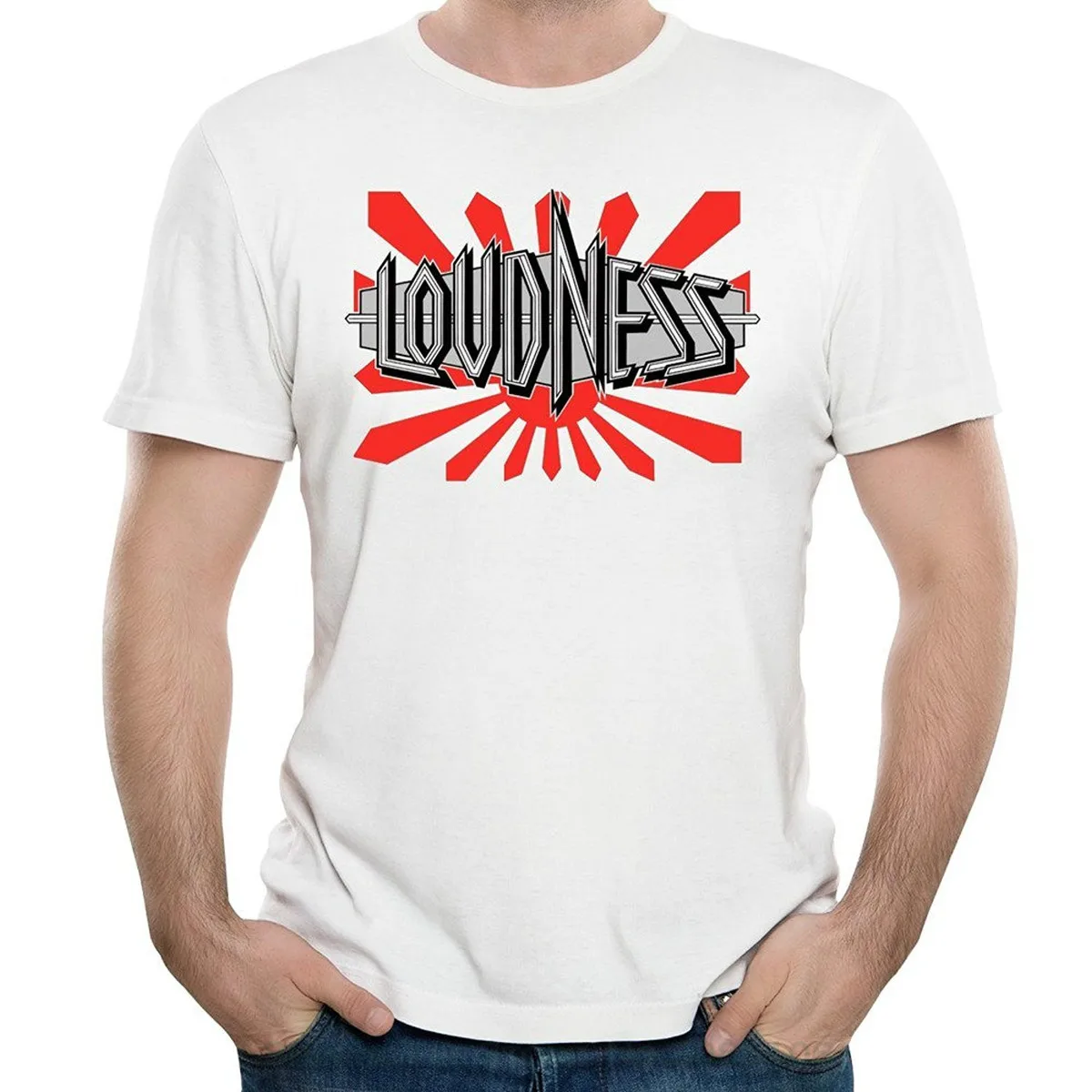 

Mens T Shirts Fashion 2019 Clothing Men's Loudness Heavy Metal Band Eve To Dawn Round Neck T-shirt O-Neck Cotton