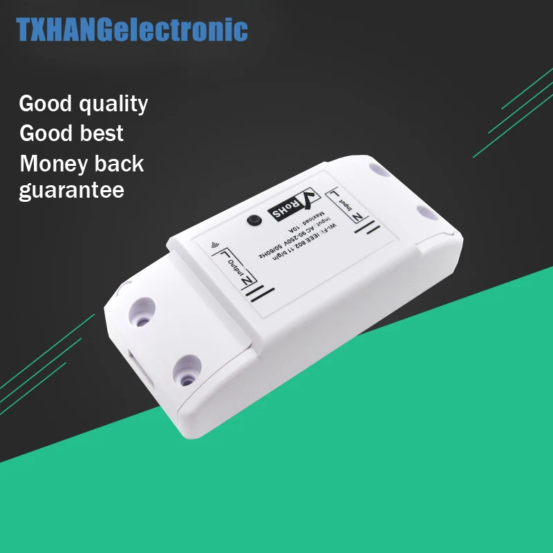

DIY Wi-Fi Wireless Switch For Smart DIY WiWith ABS Shell Mobile APP Timer Socket