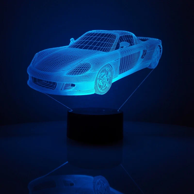 sports car 3D desk lamp 800