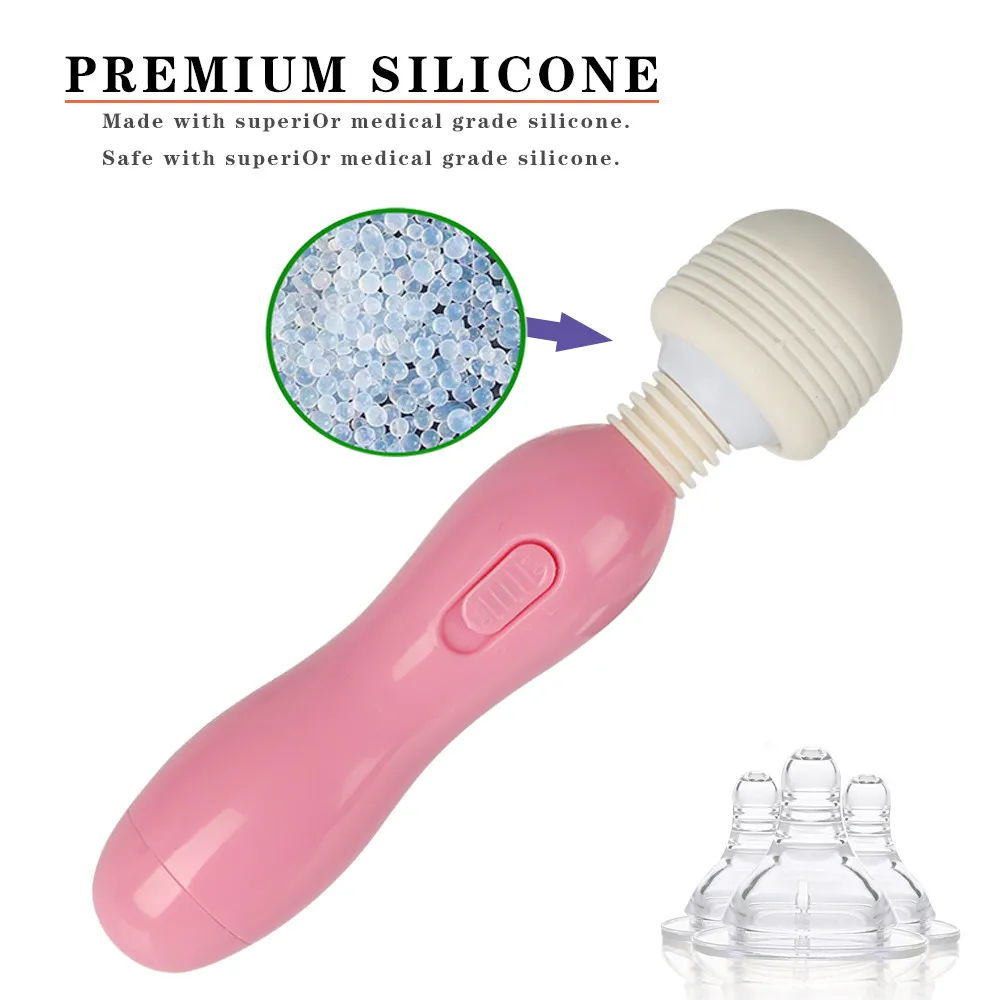 Magic Wand Vibrator Adjustable Powerful Vagina Vibration Massager AV Vibrator for Women USB Charging Sex Toys Clitoris Stimulate (14)