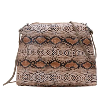 

Women's Fashion Snake Pattern Bags Diagonal Cross-Package Multi-Function Shoulder Bag luxury handbags Lady bags designer torebka