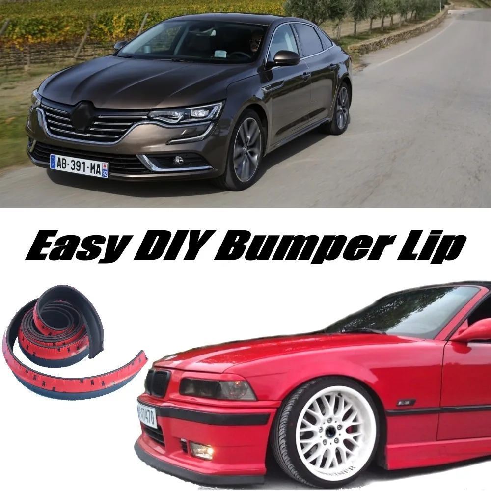 Trim Design Splitter Bumper Lip Deflector For Renault Talisman  Samsung SM7 2004~2016