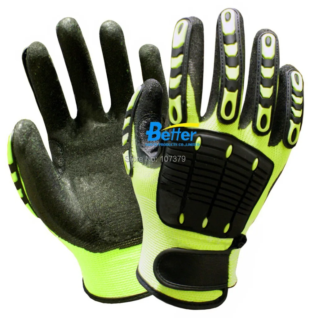 Anti Vibration and Shock Safety Glove Anti Impact Resistant Mechanics Work Glovein Safety