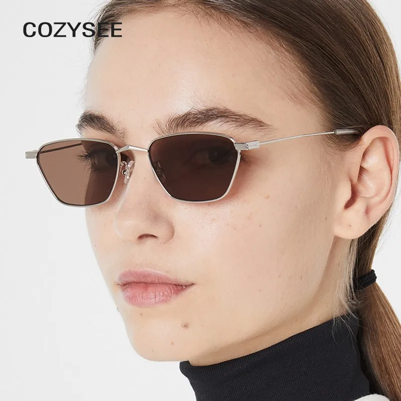

Unisex Metal Frame Round Sunglasses Women Men 2019 New Square Sun Glasses Female Black Red Retro Irregular Shades UV400