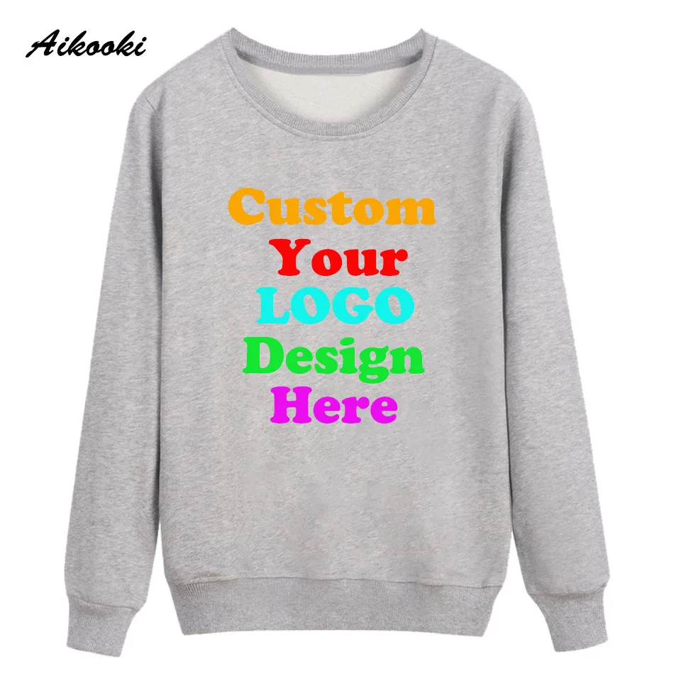  Custom Sweatshirt  Hoodies  Logo Text Print Men Women 