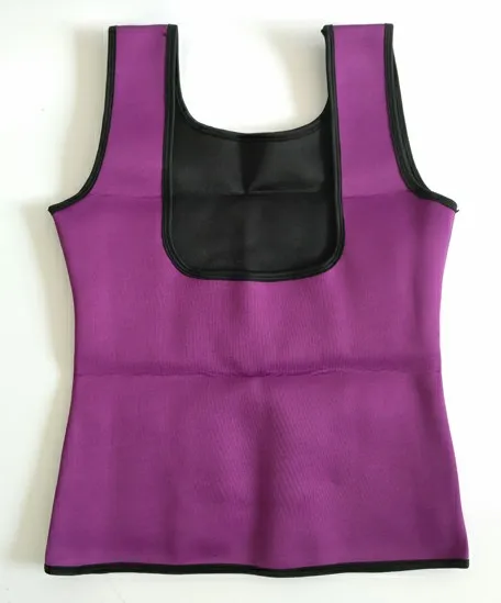 Женская спортивная одежда, Женская спортивная футболка для фитнеса, йоги, спортивный топ, майка для тренировок, топы размера плюс, сжигание жира, женская футболка - Цвет: Purple