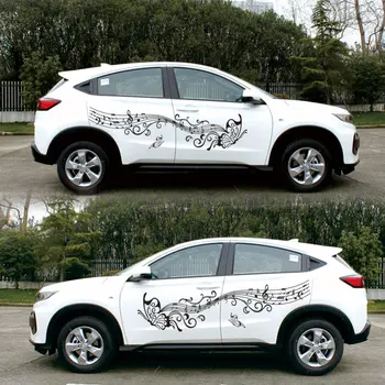 

Hot Car Butterfly Note Decal Sticker Vinyl Car Hood Side Decal Truck Stickers Set M8617