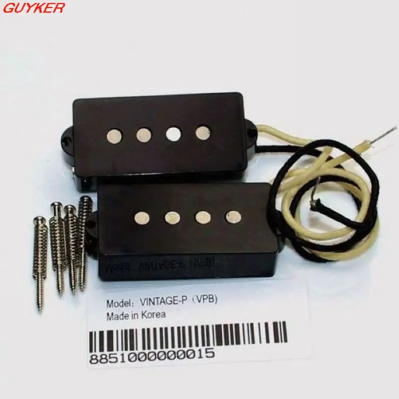 

VINTAGE SPLIT PICKUP FOR P BASS Guitar Pickup BLACK