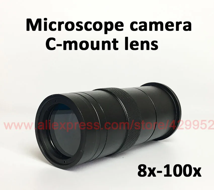 Efix 8 100X CCD промышленный цифровой микроскоп стеклянная линза C образное увеличение