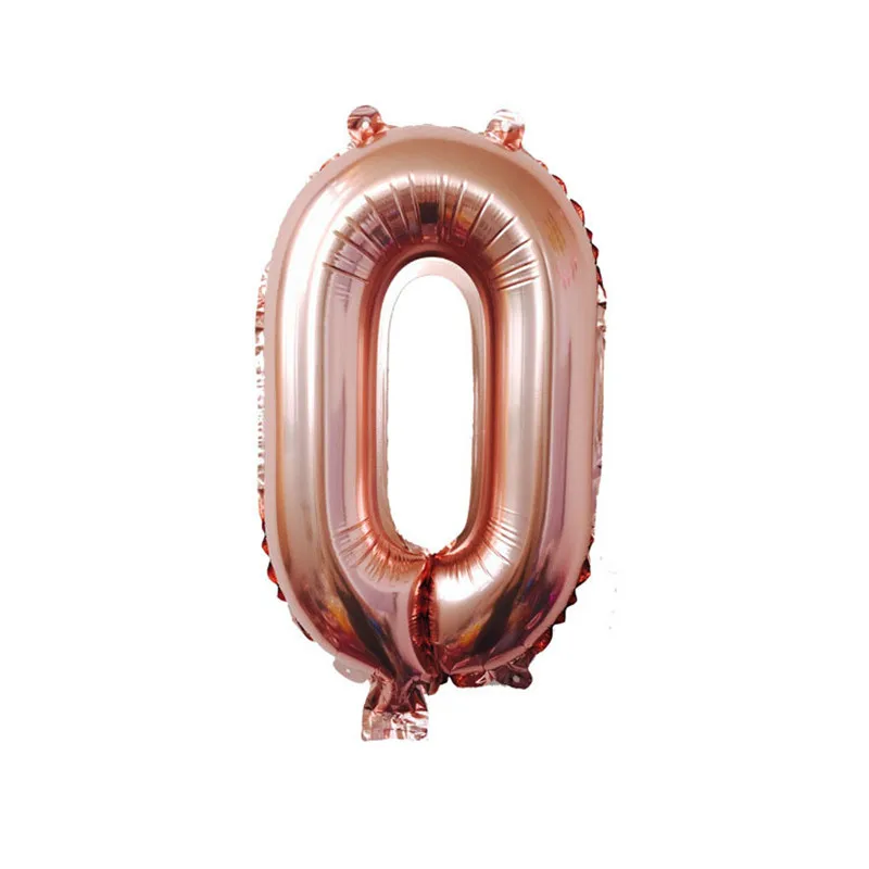 Nicro 32 дюймов надувные розовое золото номер воздушные шары с днем рождения, свадьбы, Рождества, украшения для праздника вечерние поставки# Bal09