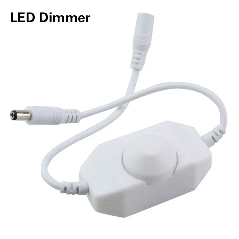 

1Pcs DC12V-24V Mini Dimmer LED brightness Dimmer Controller for 3528 5050 5630 Single Color LED Strip fita led Light