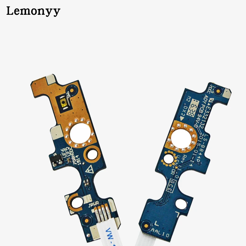 Computer Cables Laptop Power Button Board Switch Board Switch Cable for DELL 14U 15U 5455 5458 5555 5558 5559 3558 3559 LS-B844P CN-94MFG Cable Length: 0.8m, Color: 10pcs