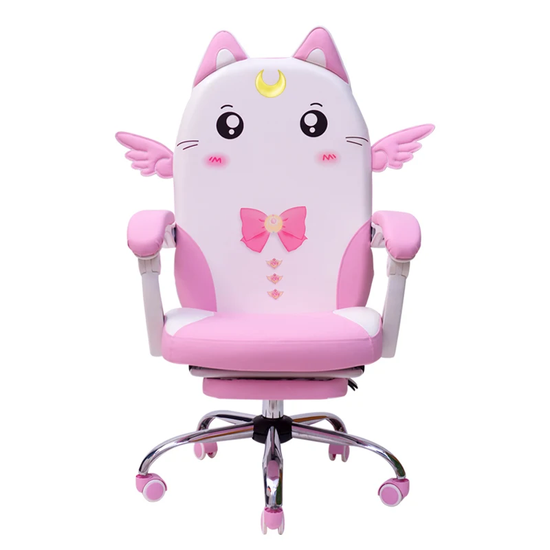 

Pink European Colour Lovely Main Sowing Household Dormitory Modern Concise Student Direct Seeding Game Chair