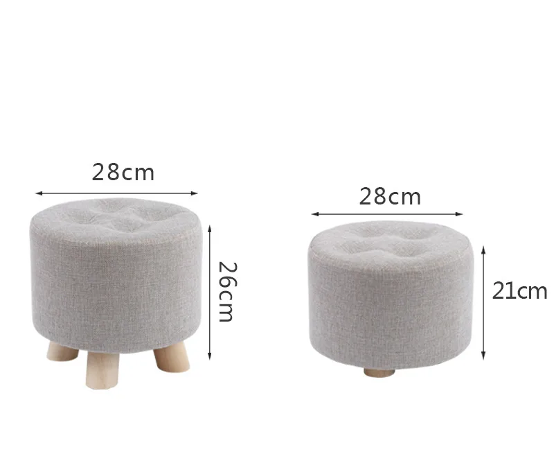Living Room Stool Fashion Home Creative Sofa Round Tea Table Mound Chair Small Minimalist Modern Decoration