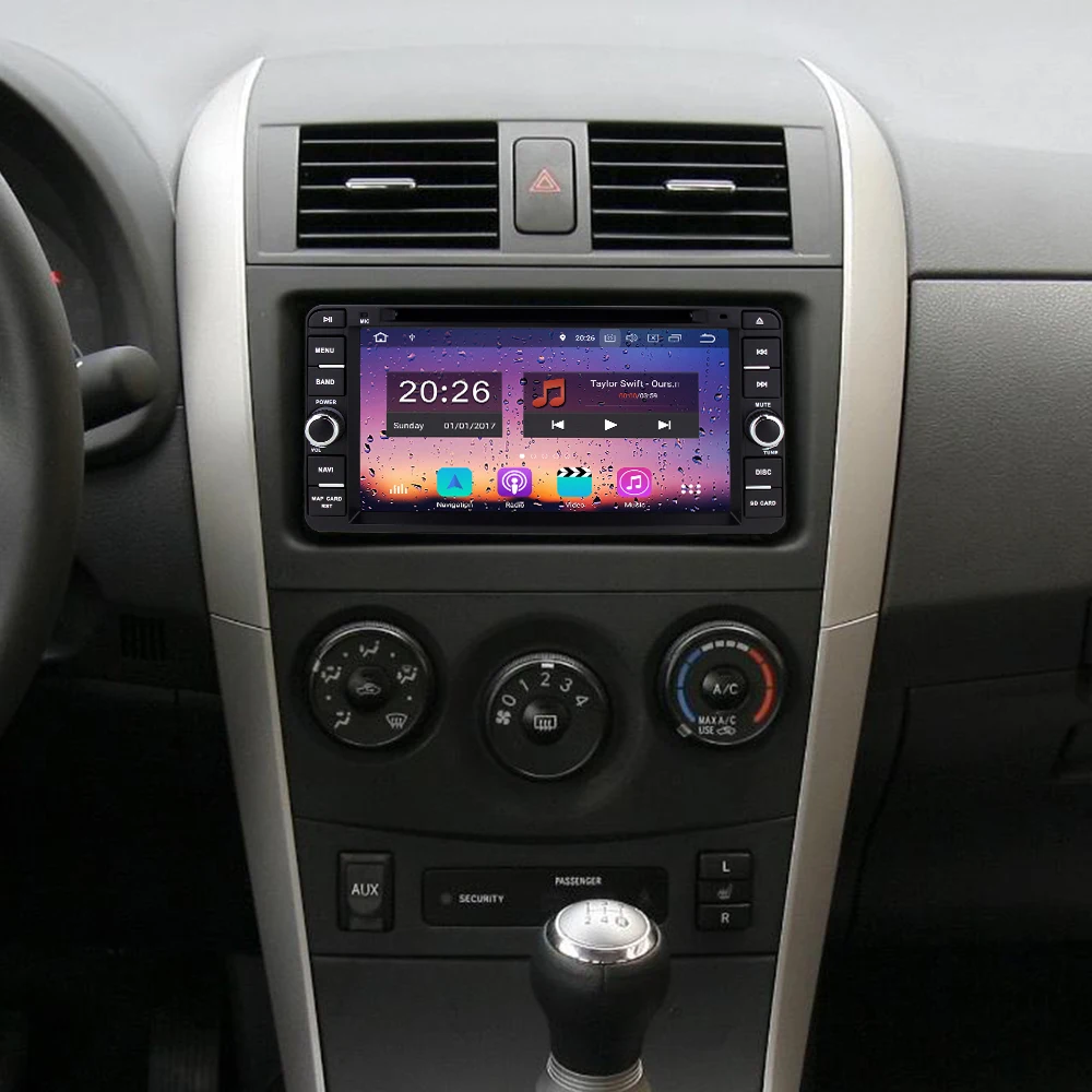 Discount Android 8.0 Octa Core 4G RAM Car DVD Player for Toyota Camry Corolla Highlander Prado Tundra Sequoia Rav4 Hiace Car Radio GPS 5