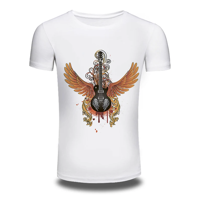 DY 205 Punk Music Style font b Mens b font T font b Shirts b font