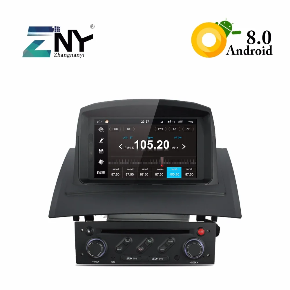 Discount Android 8.0 Auto Radio For Renault Megane 2 2005-2009 Fluence 7" Car Stereo RDS FM Audio Video GPS Navigation Headunit Carplay 2