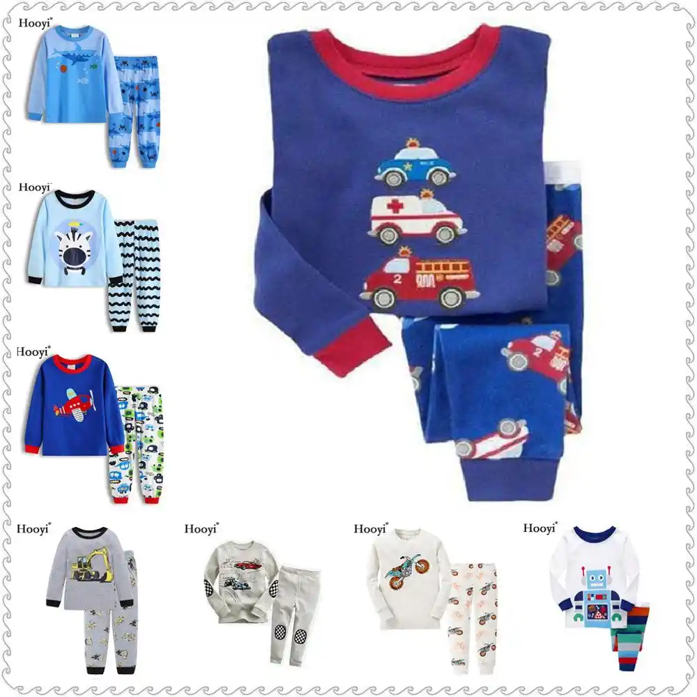 Ensemble Pyjama Pour Bebe Garcon De 1 A 7 Ans Vetements En Coton T Shirt Long Et Pantalon Aliexpress