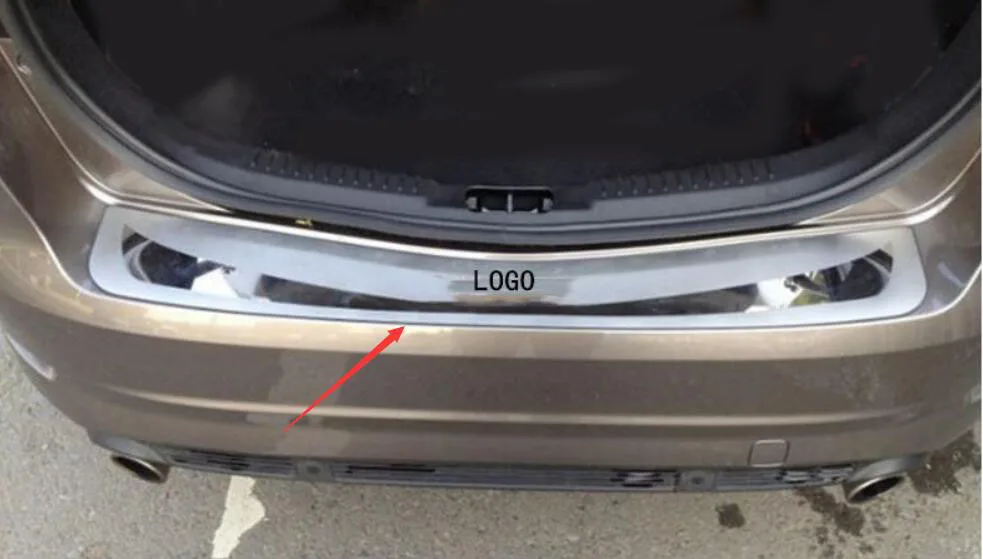 

Fit For Ford Mondeo Stainless Steel Inside & Outside Rear Bumper Protector Sill Trunk Tread Plate Trim Auto Parts 2007- 2017