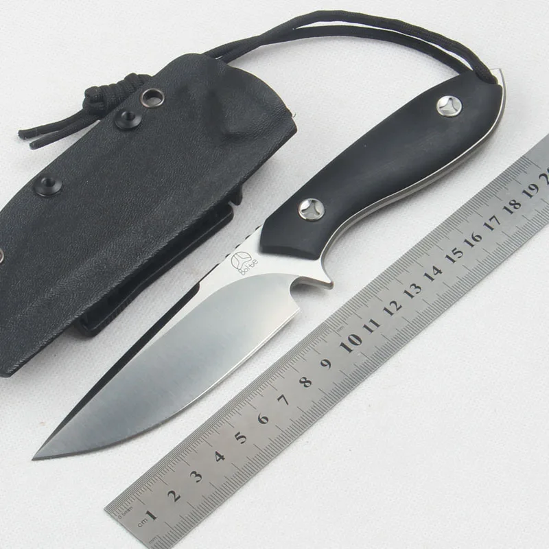 Wizard BOLTE B 04 Fixed Blade Knife D2 Edge G10 Handle Outdoor Survival