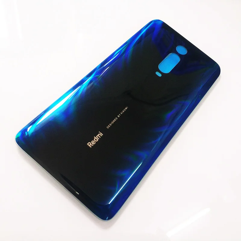 Xiaomi Mi 9T redmi K20 Pro Чехол для телефона задняя крышка батарея Чехол стекло задняя крышка Корпус Замена для redmi k20 pro задняя крышка - Цвет: Синий