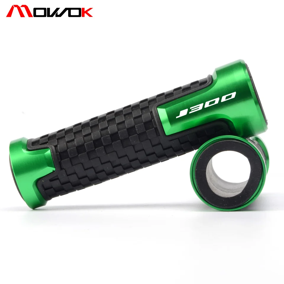 

7/8 inch Motorcycles Handle Hand Grip Grips Handlebar For KAWASAKI J300 2014 2015 2016 2017 j300