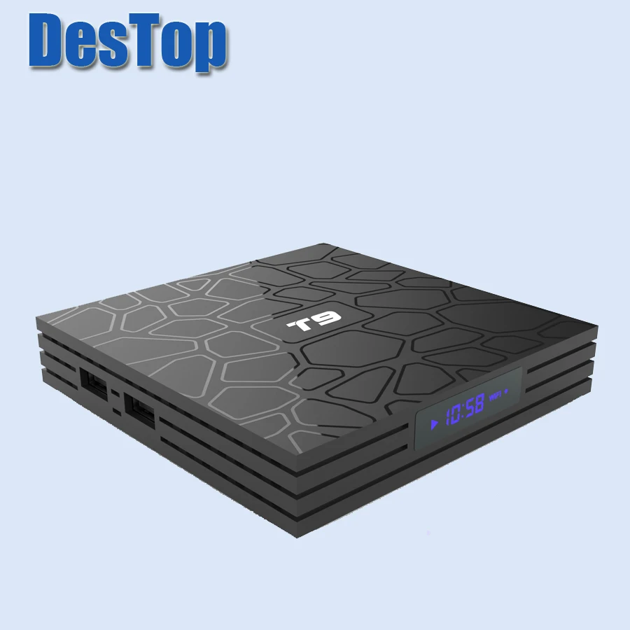 ТВ приставка T9 Android 8 1 Rockchip RK3328 4 ГБ 32 64 Гб Поддержка 1080P H.265 4K Google Player Store Netflix Youtube TV