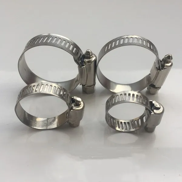 Free shipping 12pcs American stainless steel pipe clamp hoop home suit