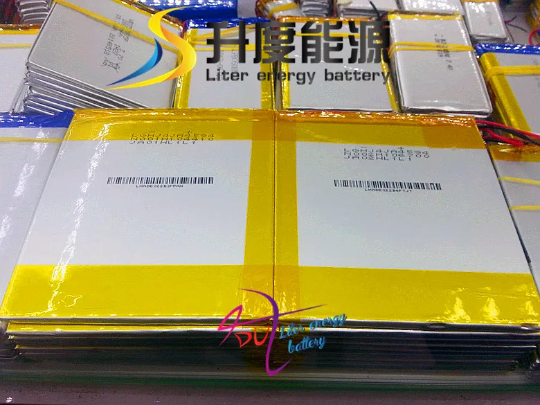 

3.7V lithium polymer batteries 4.5MM 105MM 186MM V972 V971 battery 12000mah 9 inch tablet PC battery 45105186
