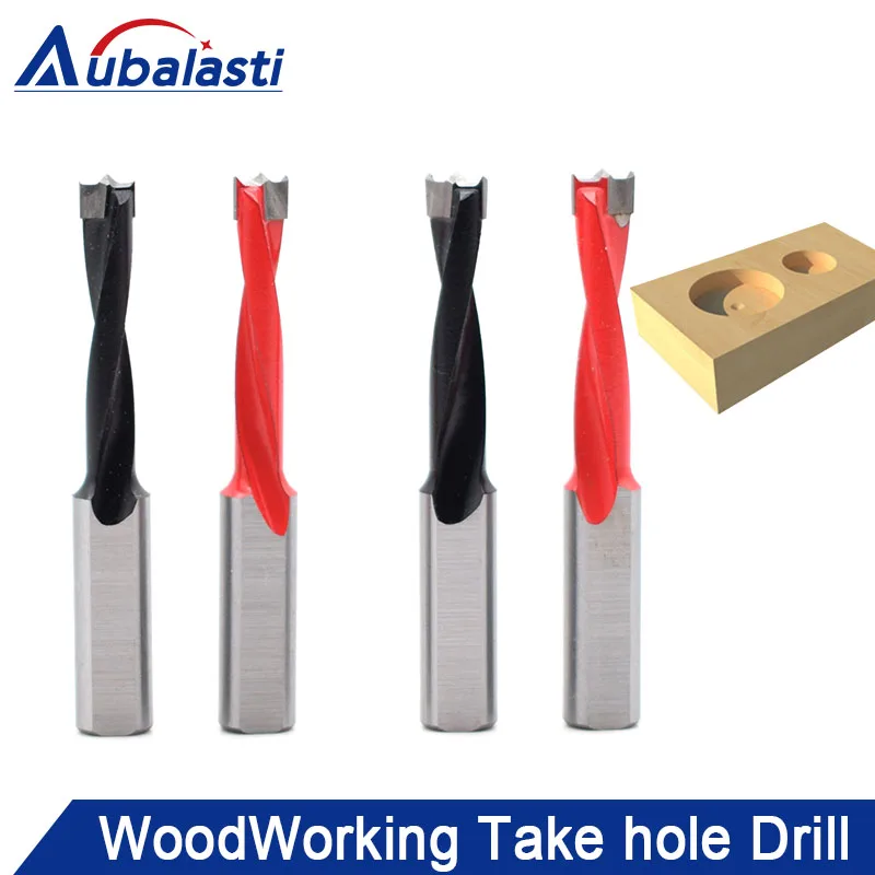Aubalasti 4mm-9mm Wood Drill Bit 70mm Length Router Bit Row Drilling for Boring Machine Gang Drills for Wood Carbide Endmill