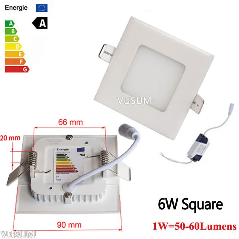 LED Ceiling Light Panel Light 6W 9W 12W 15W 18W 21W AC85-265V Indoor Lighting, Round/Square LED Light led panel light 2x4