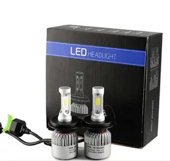 

2Pcs S2 12V automobiles Car Headlight H4 LED H7 H1 H3 H11 H13 9003 9004 9005 9006 9007 72W 8000LM Auto Headlamp 6500K work light
