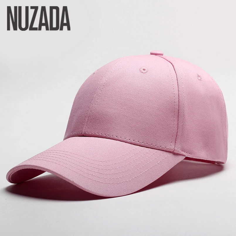 Brand NUZADA Simple Classic Men Women Baseball Cap Bone 6 Colors Spring Summer Autumn Caps Cotton Adjustable Snapback Hats