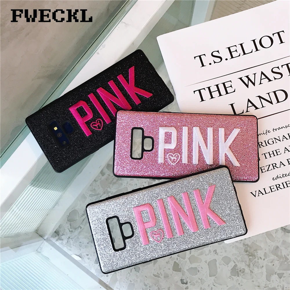 Мода Victoria Secret розовый узор собака мультфильм чехол для samsung Galaxy S8 S9 S10 плюс Lite
