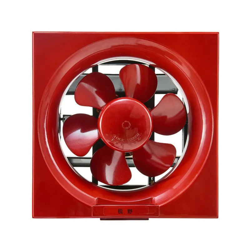 10 дюймов сильный ветер кухня свежий воздух для копоти тихий вентилятор красный светильник высокое качество легко чистить вытяжной вентилятор ITAS1448