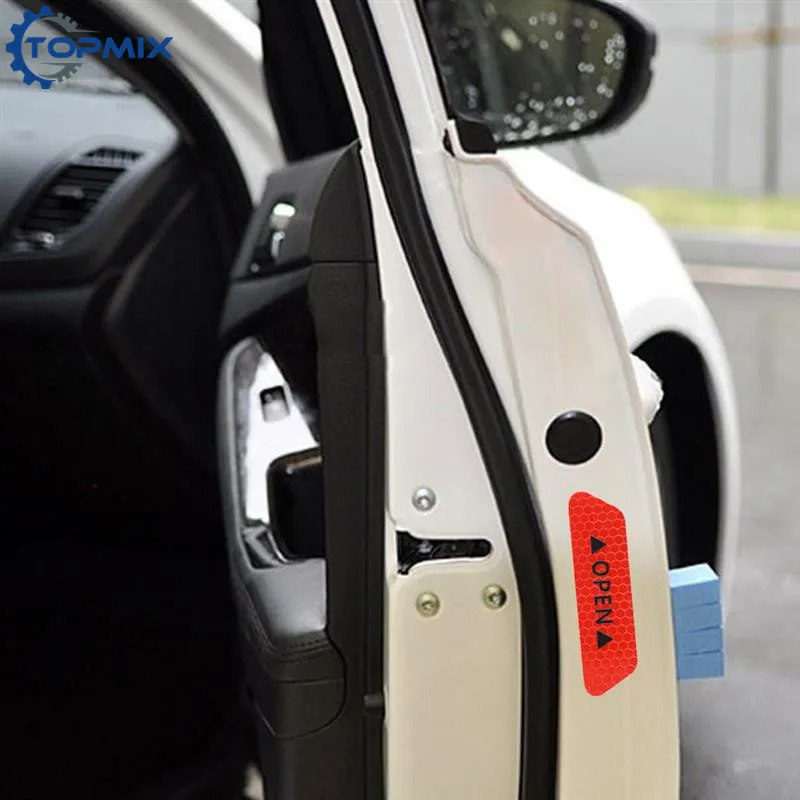 Car Door OPEN Sticker Red